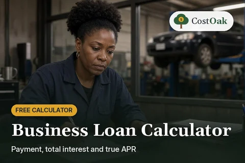 Business Loan Calculator: Payment, total interest and true APR