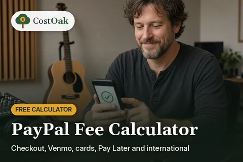 PayPal Fee Calculator: Checkout, Venmo, cards, Pay Later and international